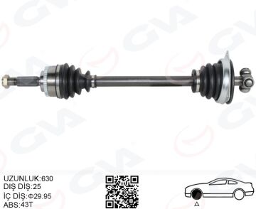 Ön Aks Komple Sol Volvo S40 I 1.6-1.8 1.9Dı 1.6 99>04 V40 I 1.6-1.8 1.9Dı 1.6 99>04 GVA 4499169