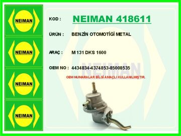 Benzin Otomotiği Metal M 131 Dks 1600 NEIMAN 418611