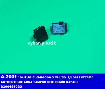 Arka Tampon Çeki Demir Kapağı Kangoo Iıı 1.5 Dci 12-17 AYHAN A2601
