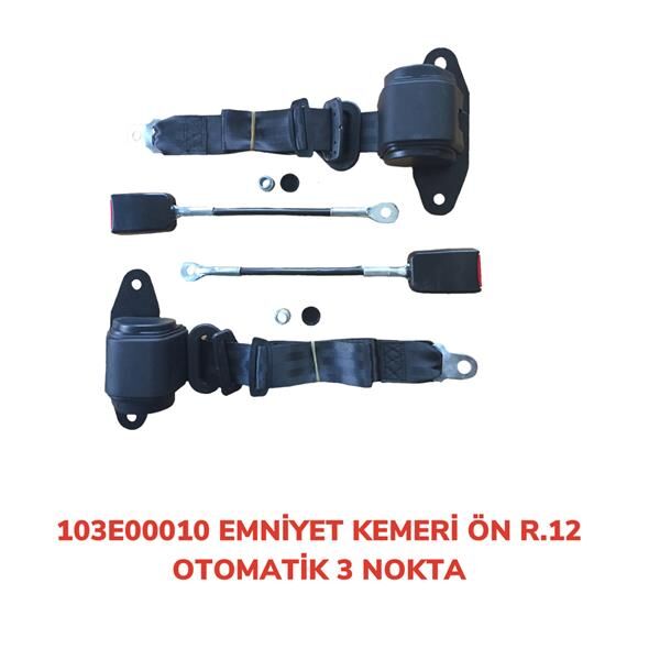 Emniyet Kemeri Ön 3 Nokta Otomatik R12 AFT 103E00010