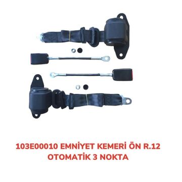 Emniyet Kemeri Ön 3 Nokta Otomatik R12 AFT 103E00010