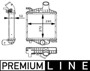 Turbosarj Radyatoru Mercedes Vıto W638 97>03 MAHLE CI88000P