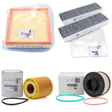 Peugeot 208 1.5 Bluehdi Periyodik Yağ Bakım Filtresi Seti Karbonlu Polen Orjinal 9813908880 - 9633351080 - 1624797780 - 9820226380