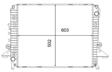 Motor Su Radyatoru Land Rover Dıscovery Iıı-Iv L319 MAHLE CR2577000S