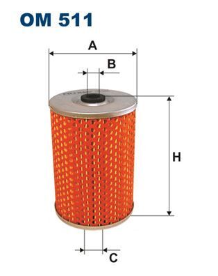 Yag Fıltresı Mercedes M110 M116 M117 W126 W116 C126 R107 C107 FILTRON OM511