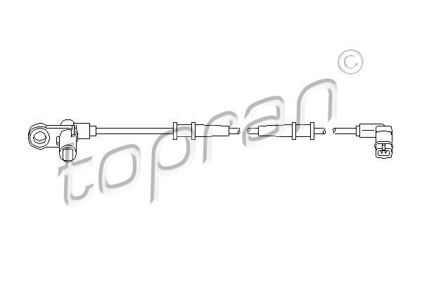 Abs Sensoru On Mercedes S-Class W220 C215 TOPRAN 401547001