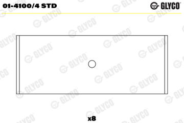 Kol Yatak Vag 76.5Mm Aee GLYCO 014100.4 STD