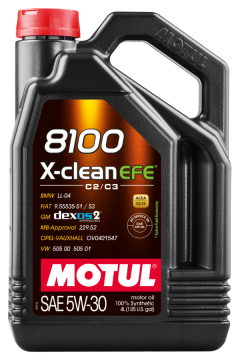 MOTUL 8100 X-Clean EFE 5W30 Dexos2 Partiküllü Motor Yağı 4LT