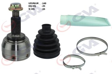 Aks Kafası Dış Ön Renault Fluence 09- Megane Iv 1.5 Dci 6 Vites 25X33x52.7 148Mm GVA 4411430K