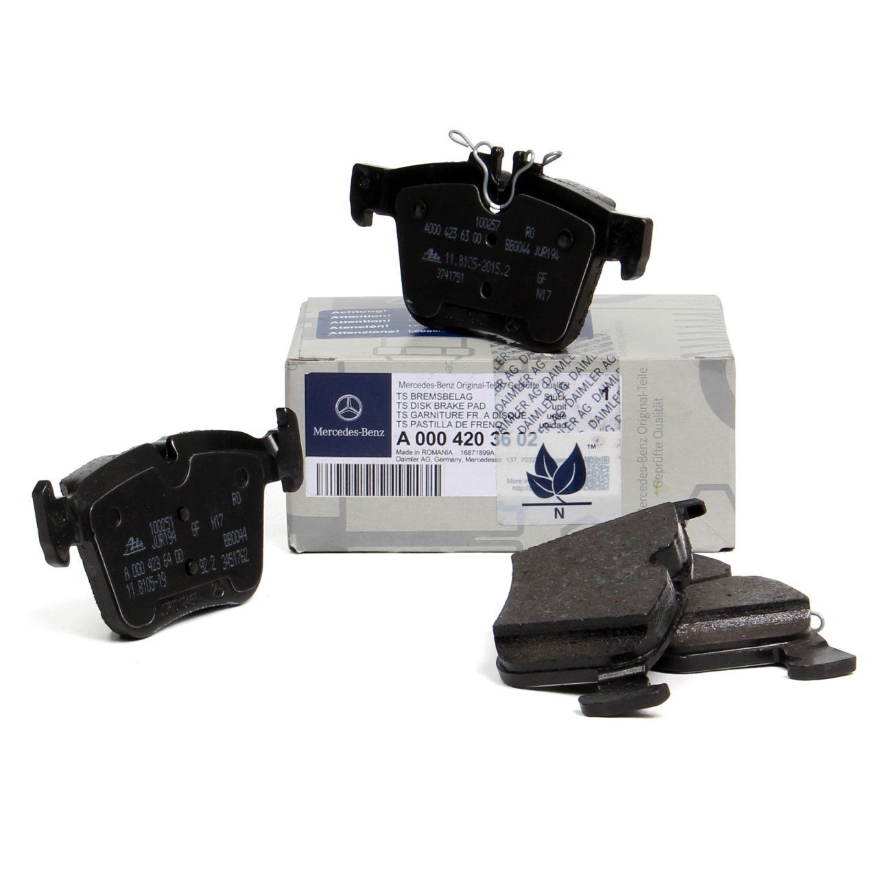 Mercedes W205 Kasa C220 D Arka Fren Balata Takımı Orijinal Mercedes Marka A0004208200 - 0084201320 - A0004209403