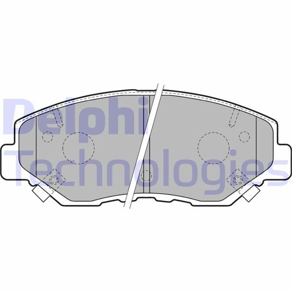 Ön Fren Balata Honda Cıvıc 1.6L R16b 4 Kapı Sedan Benzinli Fc5 Kasa 16-> / Cr-V 2.0L K20 Rd Kasa 02-06 DELPHI LP1806