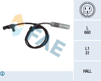 Abs Sensoru On Bmw E81 E82 E87 E88 E90 E91 E92 E93 FAE 78186