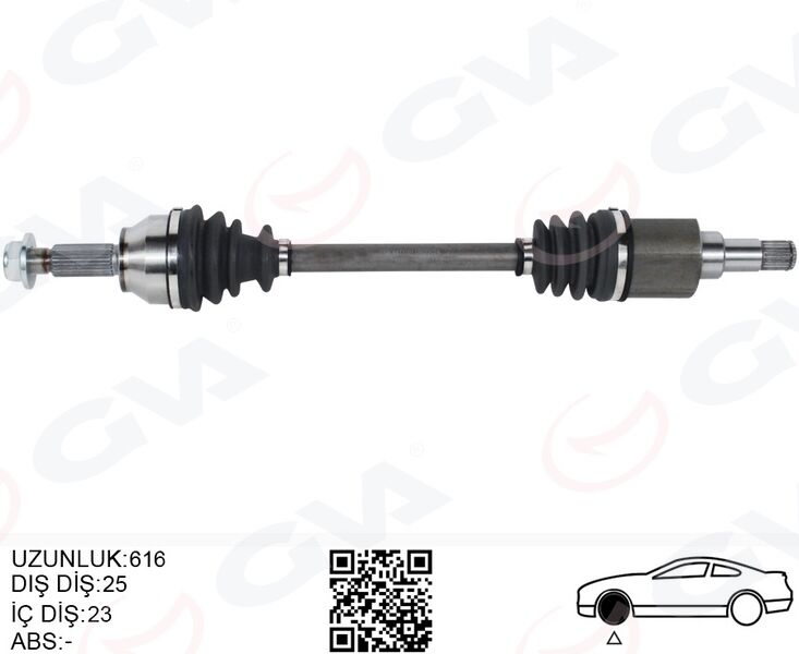 On Aks Komple Sol Ford Transit Courıer 1.5 -1.6 Tdci 14> GVA 4433101