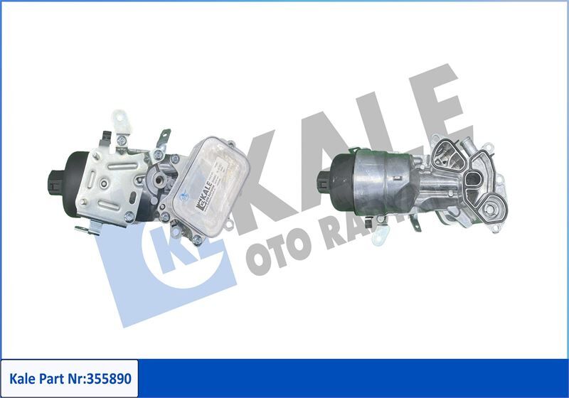 Yağ Soğutucu Komple Kütüklü Crossland-Grandland-Comboe-P208-P301-P308-P508-P2008-P3008-P5008-Partn Er-Berlıngo-Expert-Nemo-Rıfter-Bıpper-C3-C4-Ds3-Ds4-Ds5-Proace 1.6 Hdı-Bluehdı KALE 355890