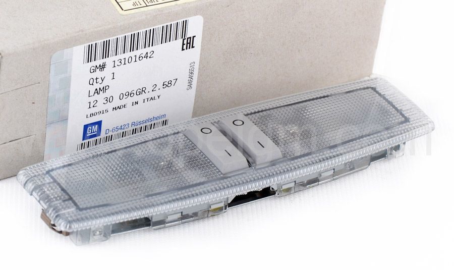 Opel Astra H Arka Okuma Tavan Lambası Gri Orjinal 13101642