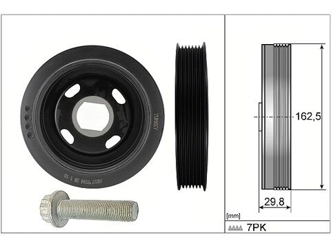 Krank Kasnağı Renault Kadjar 15>Talısman 15>Megane Iv 15>Scenıc Iv 15> Trafıc Iıı 15> 1.6Dci R9m 7 Kaburga INA 544017920