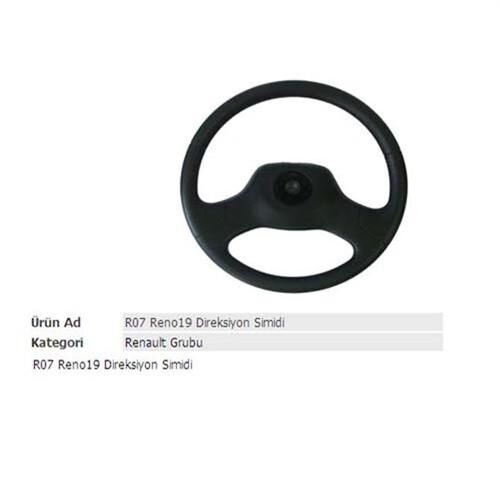 Direksiyon Simidi R19 Kapaksız 00019 EKOL 0075