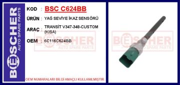 Yag Sevıye Ikaz Sensoru Ford Transıt V347 06> BSC C624BB