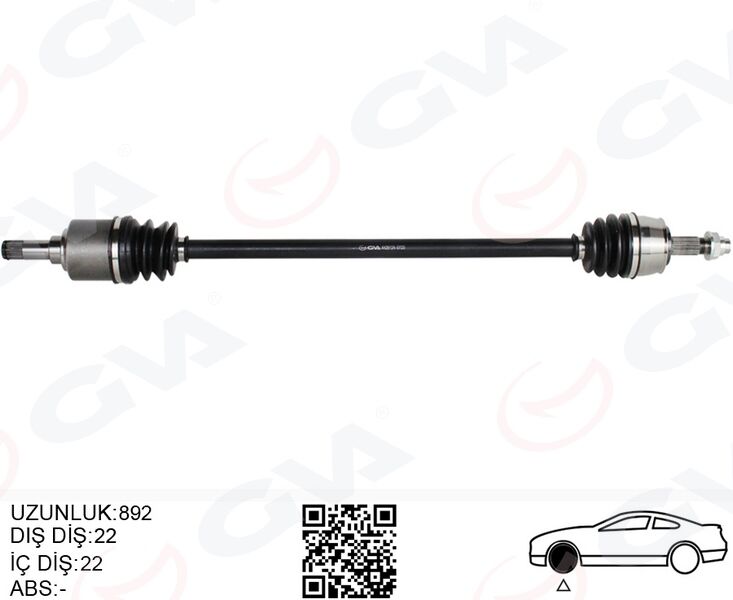 Komple Aks Sag On Fıat Grande Punto 199 1.2 Mpı M-T 05-12 GVA 4428124