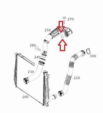 Mercedes W205 Kasa C200 D Turbo Hortumu Olrıng Contası Orijinal Mercedes Marka A6269970645