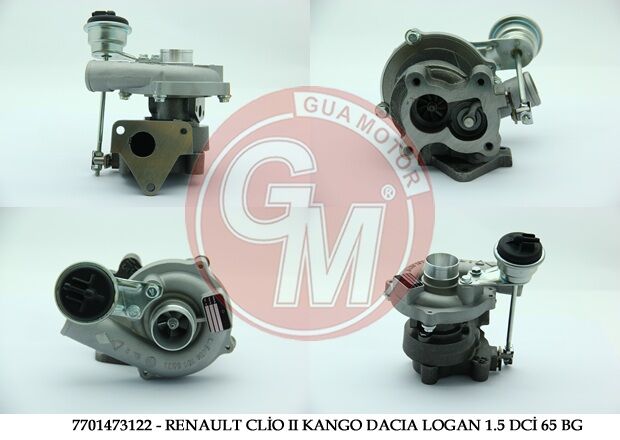 Turbo Şarj Renault Clio Iı Kango Dacıa Symbol Megane Iı 1.5 Dci 65 Bg GUA 40419