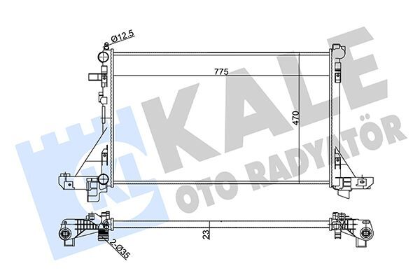Radyatör Master Iıı-Movano B-Nv400 2.3Cdtı 10-> KALE 351025