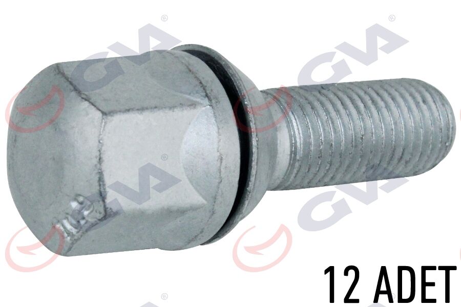 Bijon Civatası Renault 9-11 Pullu-Geomet Paket 12 GVA 8810119