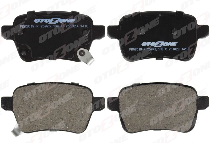Arka Fren Balatası Opel Corsa E 14>19 Adam 14>19 15 Jant Rpo J67 Fıat Egea 16> 500L 13> 264Mm M Etal İndikatörlü Civata Takımlı OTOZONE FDA2019-R