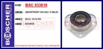 Amortisör Takozu 5 Delik M131- Dkş Em. BSC 933818