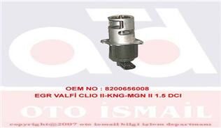 Egr Valfi Renault Clıo Iı 98> Kangoo 98> Megane Iı 02> Clıo Iıı 05> 1.5Dci Master Iı 01>10 Movano 0 1> Laguna Iı 01> 2.2Dci / Nıssan Mıcra 1.5L K9k K12 03-10 MY 8200656008
