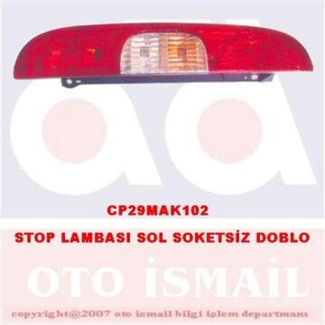 Stop Lambası Sol Doblo 2006 Duysuz CERKEZ MAK-102