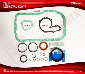 Motor Alt Takım Conta Skt Keçeli Lgn 1.8-Mgn 2.0 F3p-F3r ROYAL T286678
