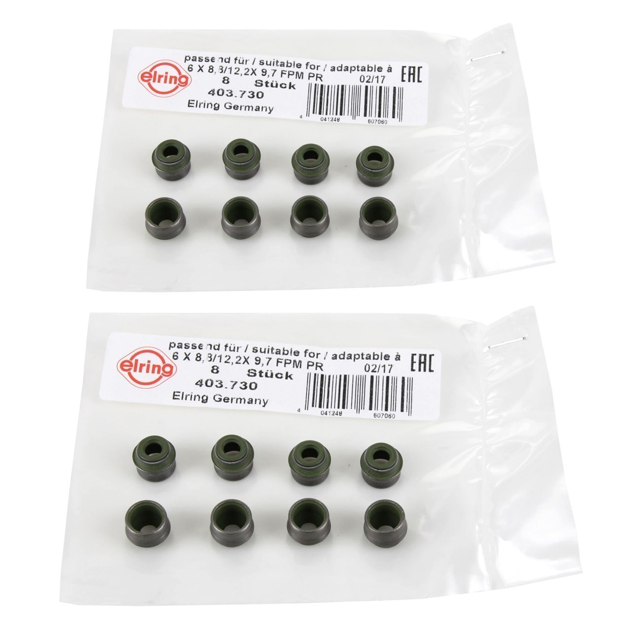 Opel Astra F 1.4/1.6/2.0 Subap Lastiği Elring Marka 16 Adet 403.730