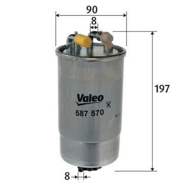 Yakıt Fıltresı Komple Corsa D 1.3 Cdtı 06> Z13dtj Z13dte Z13dth A13dte A13dtr VALEO 587570