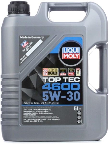 Liqui Moly Top Tec 4600 5W-30 Dexos2 5 Litre Motor Yağı 2021 Üretim Yılı