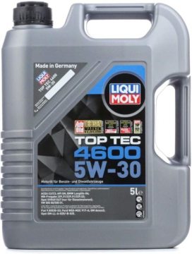 Liqui Moly Top Tec 4600 5W-30 Dexos2 5 Litre Motor Yağı 2021 Üretim Yılı
