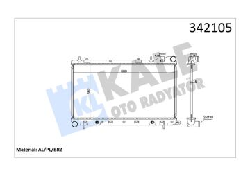 Radyatör Subaru Subaru Forester Al-Pl-Brz KALE 342105