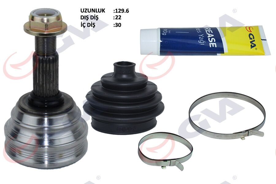 Aks Kafası Dış Ön Polo 1.6 94-99 Aee 75Hp 22X30x53 129.5Mm GVA 4475080K