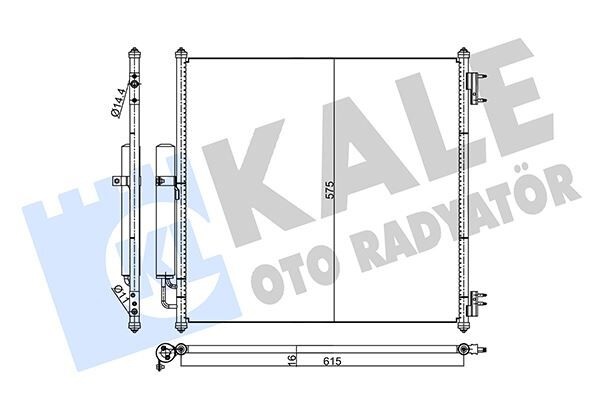 Klıma Radyatoru Land Rover Defender L663 Range Rover L405 L494 KALE 357820