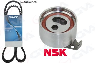 Triger Kayış Seti Eksantrik Seti Ford Ranger 2.5 Tdci 98-> / Mazda B2500 2.5L Wl 96-07 1 Kayış 1 Rulman 101X300 GVA 59T3942