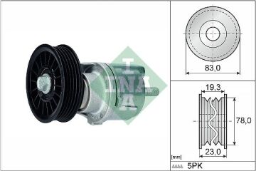Alternatör Gergi Rulmanı Gergi Kütüğü Passat-A4-A6 1.9 Tdı Afn-Avg-Ahu INA 534018510