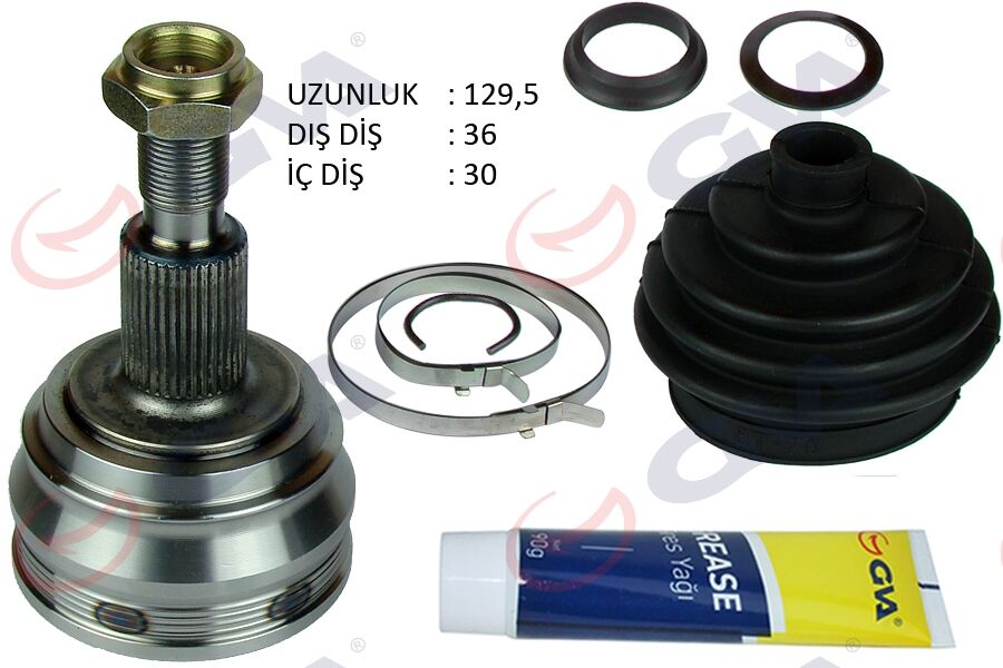 Aks Kafası Dış Ön Golf Iv-Bora-Leon 97-04 1.6 Akl/Bfq 36X30x53 129.5Mm GVA 4475037K