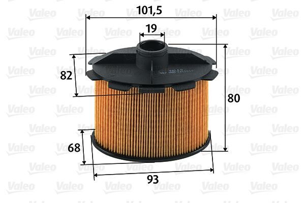 Yakıt Filtresi Partner-P206-P306 Berlın-Jumpy- Xsara-Scudo-Corolla 00-02 1.9D 98> Dw8 VALEO 587905