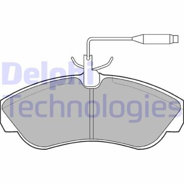Ön Balata Fişli Boxer-Ducato-Jumper 1800Kg 94>02 DELPHI LP878