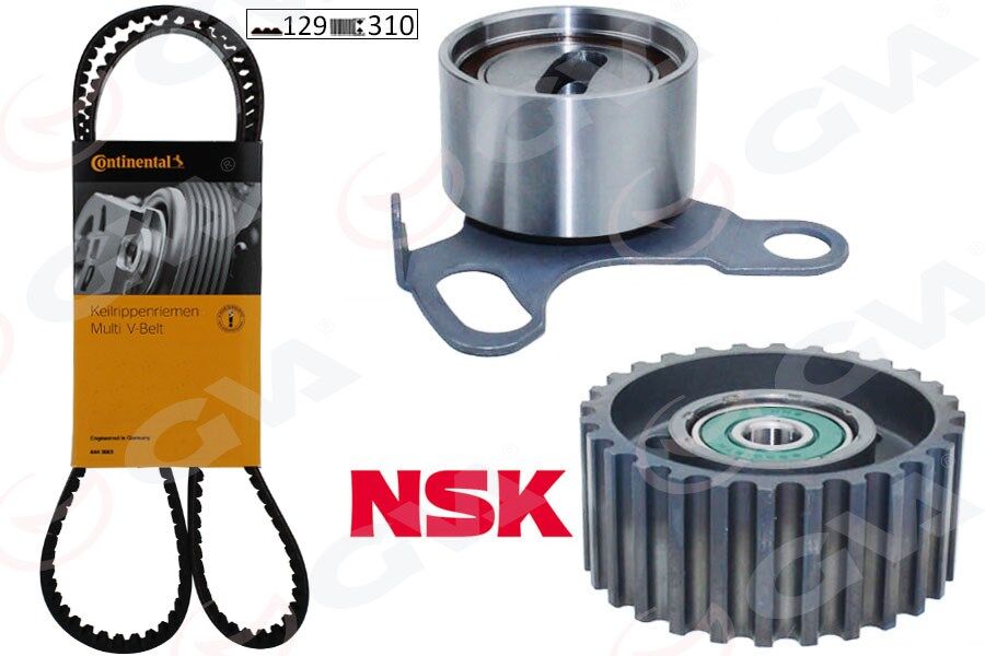 Triger Kayış Seti Eksantrik Seti Toyota Hılux 2.4L 2L 2L-T Ln85 Ln145 Ln105 90-04 / Hıace 2.4L 2L Lh112 Lh114 89-> 1 Kayış 1 Rulman 1 Dişli 129X310 GVA 59T7190