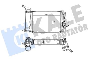Turbo Radyatörü Intercooler Mgn Iv Grandtour 1.2 Tce 16 > Nıssan Qashqaı 1.2 Dıg-T KALE 350970