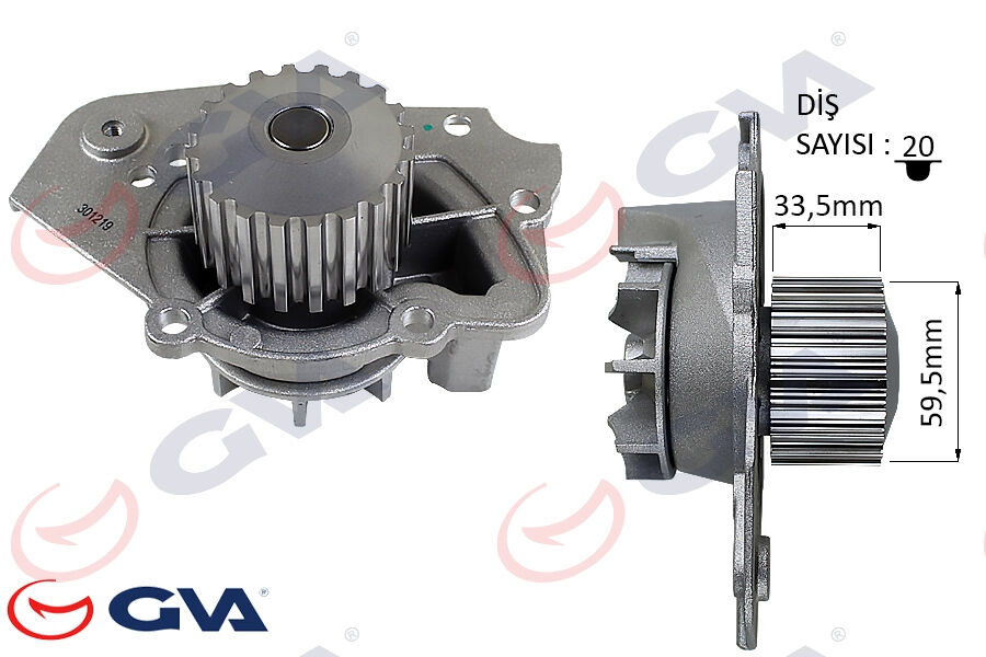 Devirdaim Peugeot P205 83>97 P305 82>88 P306 94>01 P309 89>93 P405 88>95 J5 90>94 Cıtroen Zx-Xantıa- C25-C15-Bx 1.7-1.8-1.9D-Td GVA 5243126