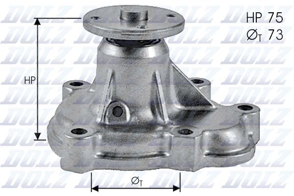 Devirdaim Astra F-G-Combo 94-01 Corsa B-Vectra A-B 1.7D DOLZ O143
