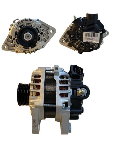 Alternator Dınamo 12V 90A Delco Tıpı Hyundaı Accent Blue I20 I30 Kıa Ceed Rıo Iıı 1.4-1.6 37300-2B30 0 Benzinli PARS PRS-ALT8251