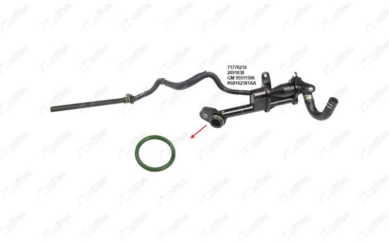 Yağ Buhar Seperatör Contası Fıat 500L 12> Linea 09> Doblo 10> Alfa Romeo Gıulıetta 10> Bravo Iı 07>14 Mito 09> Opel Combo 12> Jeep Compass 17> 1.6D Mtj NIFEA 14652